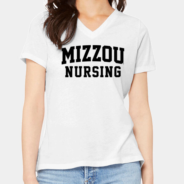 (N) Mizzou Nursing Ladies V Neck Thumbnail