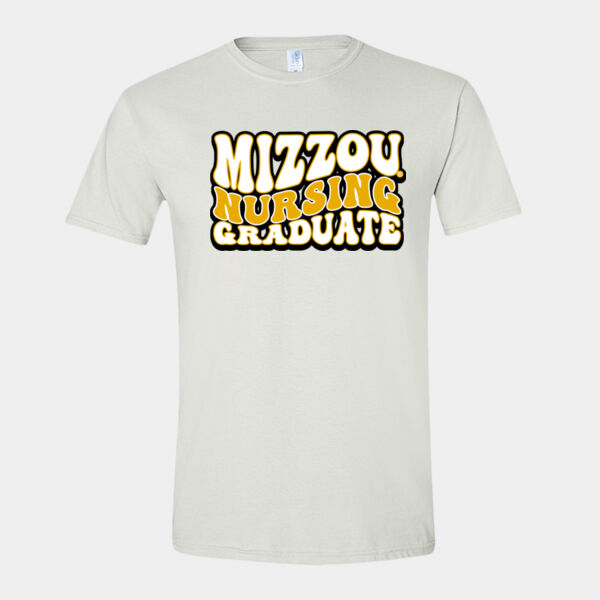 (N) Curvy Mizzou Nursing Graduate T-shirt Thumbnail